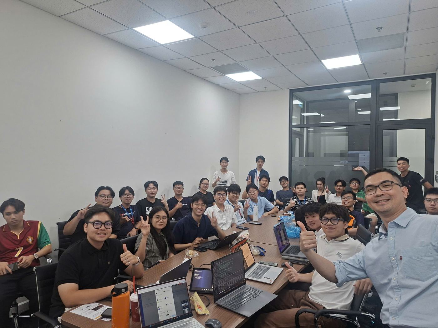 Robotics research team at VinUniversity